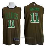 Maglia Boston Celtics Kyrie Irving Nike #11 Verde