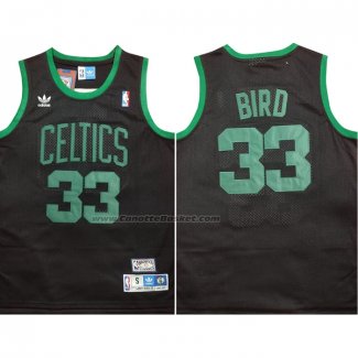Maglia Boston Celtics Larry Bird #33 Nero