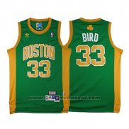 Maglia Boston Celtics Larry Bird #33 Retro Verde