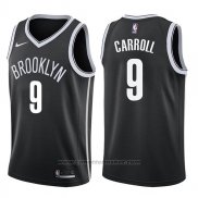 Maglia Brooklyn Nets Demarre Carroll #9 Icon 2017-18 Nero