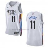 Maglia Brooklyn Nets Kyrie Irving #11 Citta 2022-23 Bianco