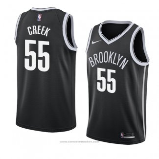 Maglia Brooklyn Nets Mitch Creek #55 Icon 2018 Nero