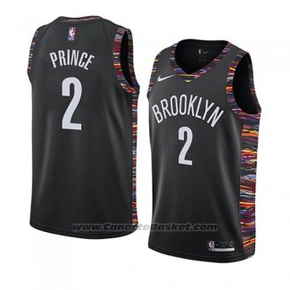 Maglia Brooklyn Nets Taurean Prince #2 Citta 2019 Nero