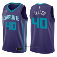 Maglia Charlotte Hornets Cody Zeller #40 Statement 2017-18 Viola