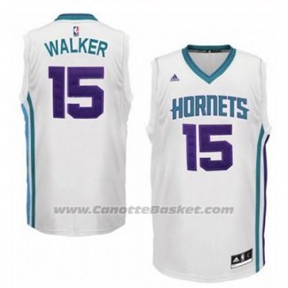 Maglia Charlotte Hornets Kemba Walker #15 Bianco