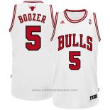Maglia Chicago Bulls Carlos Boozer #5 Bianco