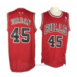 Maglia Chicago Bulls Michael Jordan #45 Retro Rosso3