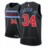 Maglia Chicago Bulls Wendell Carter Jr. #34 Citta 2018-19 Nero