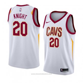 Maglia Cleveland Cavaliers Brandon Knight #20 Association 2018 Bianco