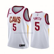 Maglia Cleveland Cavaliers Cavaliers Dennis Smith NO 5 Association 2017-18 Bianco