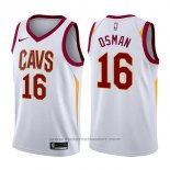 Maglia Cleveland Cavaliers Cedi Osman #16 Association 2017-18 Bianco