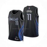 Maglia Dallas Mavericks Kyrie Irving No 11 Citta 2025-26 Nero