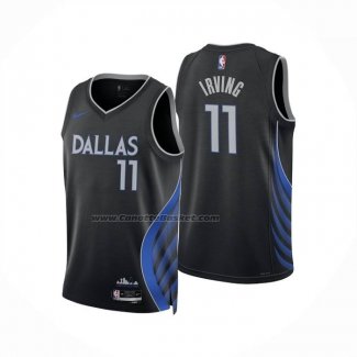 Maglia Dallas Mavericks Kyrie Irving No 11 Citta 2025-26 Nero