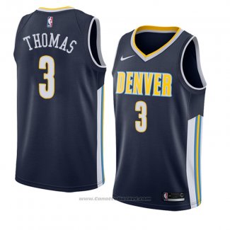 Maglia Denver Nuggets Isaiah Thomas-19 #3 Icon 2018 Blu