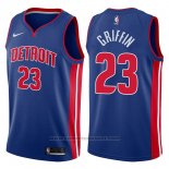 Maglia Detroit Pistons Blake Griffin #23 Icon 2017-18 Blu