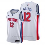 Maglia Detroit Pistons Derrick Walton #12 Association 2019-20 Bianco