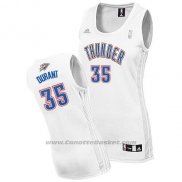 Maglia Donna Oklahoma City Thunder Kevin Durant #35 Bianco