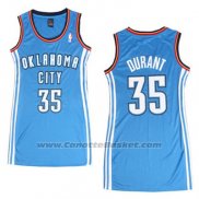 Maglia Donna Oklahoma City Thunder Kevin Durant #35 Blu