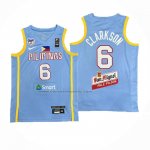 Maglia Filippino Jordan Clarkson #6 Olimpiadi 2024 Blu