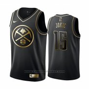 Maglia Golden Edition Denver Nuggets Nikola Jokic #15 Nero