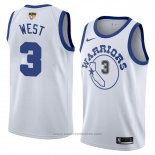 Maglia Golden State Warriors David West Classic 2017-18 Bianco