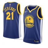 Maglia Golden State Warriors Jonas Jerebko Icon 2017-18 Blu