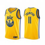 Maglia Golden State Warriors Klay Thompson #11 Statement 2019-20 Or