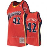 Maglia Golden State Warriors Nathaniel Thurmond 2009-10 Hardwood Classics Arancione