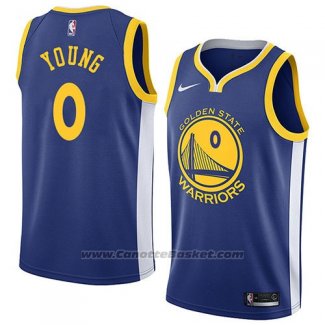 Maglia Golden State Warriors Nick Young #0 Icon 2018 Blu