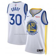 Maglia Golden State Warriors Stephen Curry #30 Association 2022-23 Bianco
