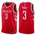 Maglia Houston Rockets Chris Paul #3 2017-18 Rosso