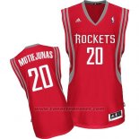 Maglia Houston Rockets Donatas Motiejunas #20 Rosso
