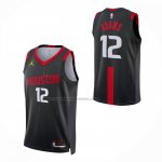 Maglia Houston Rockets Steven Adams No 12 Statement 2026-27 Nero
