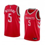 Maglia Houston Rockets Troy Williams #5 Icon 2018 Rosso