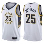 Maglia Indiana Pacers Al Jefferson #25 Association 2017-18 Bianco