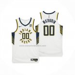 Maglia Indiana Pacers Bennedict Mathurin No 00 Association 2025-26 Bianco