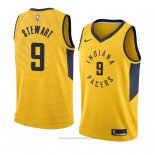 Maglia Indiana Pacers Elijah Stewart #9 Statement 2018 Giallo