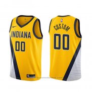 Maglia Indiana Pacers Personalizzate Statement 2019-20 Giallo