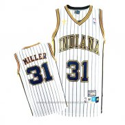 Maglia Indiana Pacers Reggie Miller #31 Retro Bianco