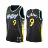 Maglia Indiana Pacers T.j. Leaf #22 Association 2017-18 Bianco