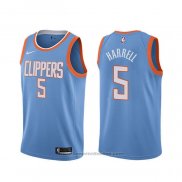 Maglia Los Angeles Clippers Montrezl Harrell #5 Citta Blu