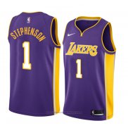 Maglia Los Angeles Lakers Lance Stephenson #1 Statement 2017-18 Viola