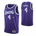 Maglia Los Angeles Lakers Rajon Rondo NO 4 Citta Edition 2021-22 Verde