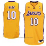 Maglia Los Angeles Lakers Steve Nash #10 Giallo