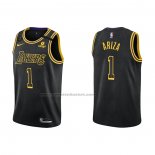 Maglia Los Angeles Lakers Trevor Ariza NO 1 Mamba 2021-22 Nero