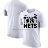 Maglia Manica Corta Brooklyn Nets Bianco