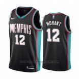 Maglia Memphis Grizzlies Ja Morant 20th #12 Classic Nero