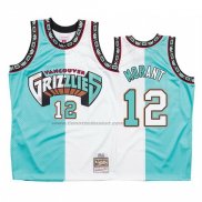 Maglia Memphis Grizzlies Ja Morant NO 12 Split Edition Verde Bianco