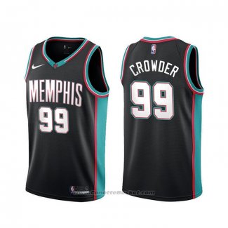 Maglia Memphis Grizzlies Jae Crowder #99 Classic Nero