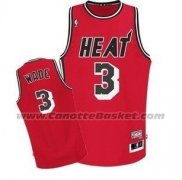 Maglia Miami Heat Dwyane Wade #3 Retro Rosso